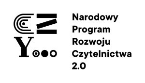 Na grafice znajduje się logotyp Narodowego Programu Rozwoju Czytelnictwa 2.0