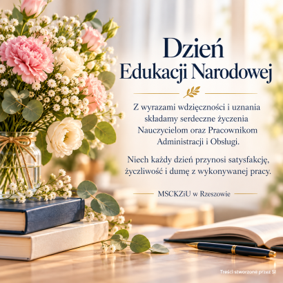 Życzenia z okazji Dnia Edukacji Narodowej