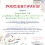 Podziękowanie od Fundacji Podkarpackie Hospicjum dla Dzieci